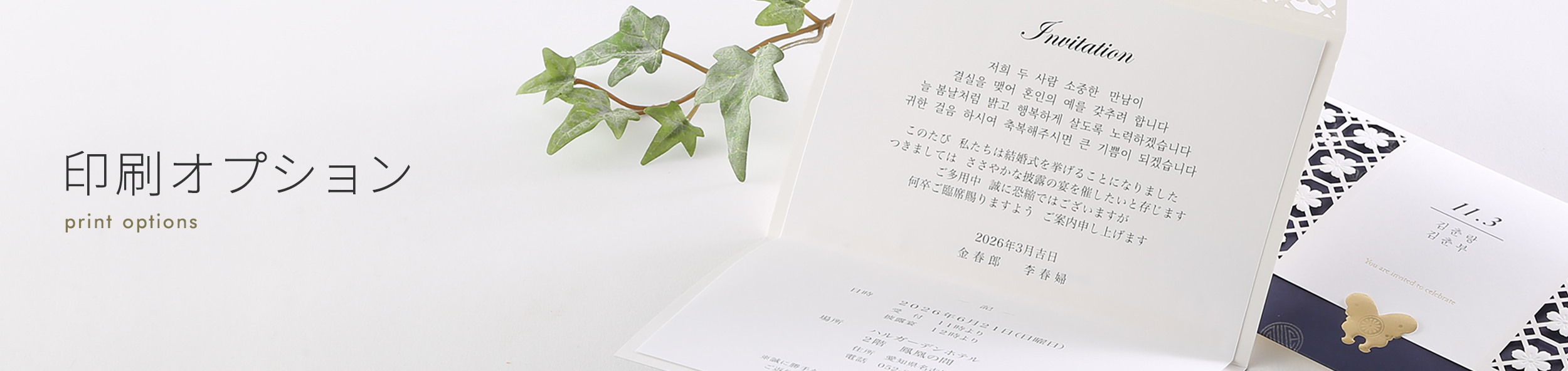印刷オプション