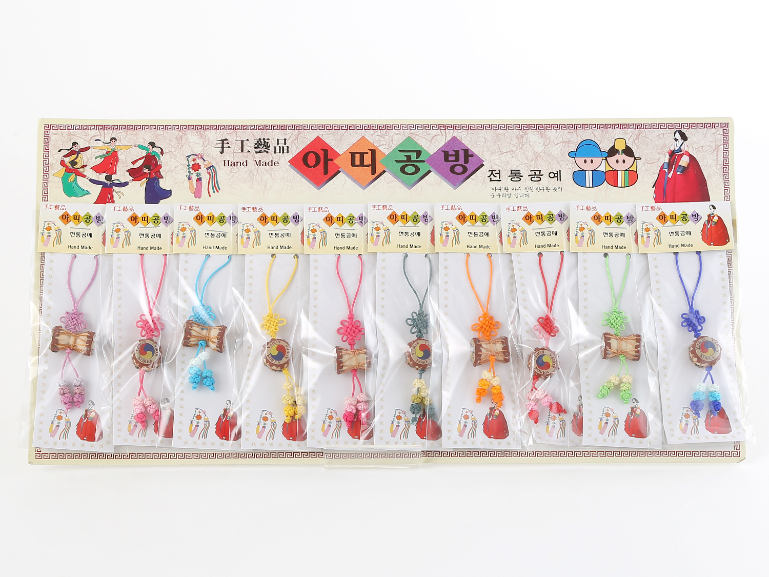 50%OFFセール　韓国ストラップ チャンゴセット/10個入り